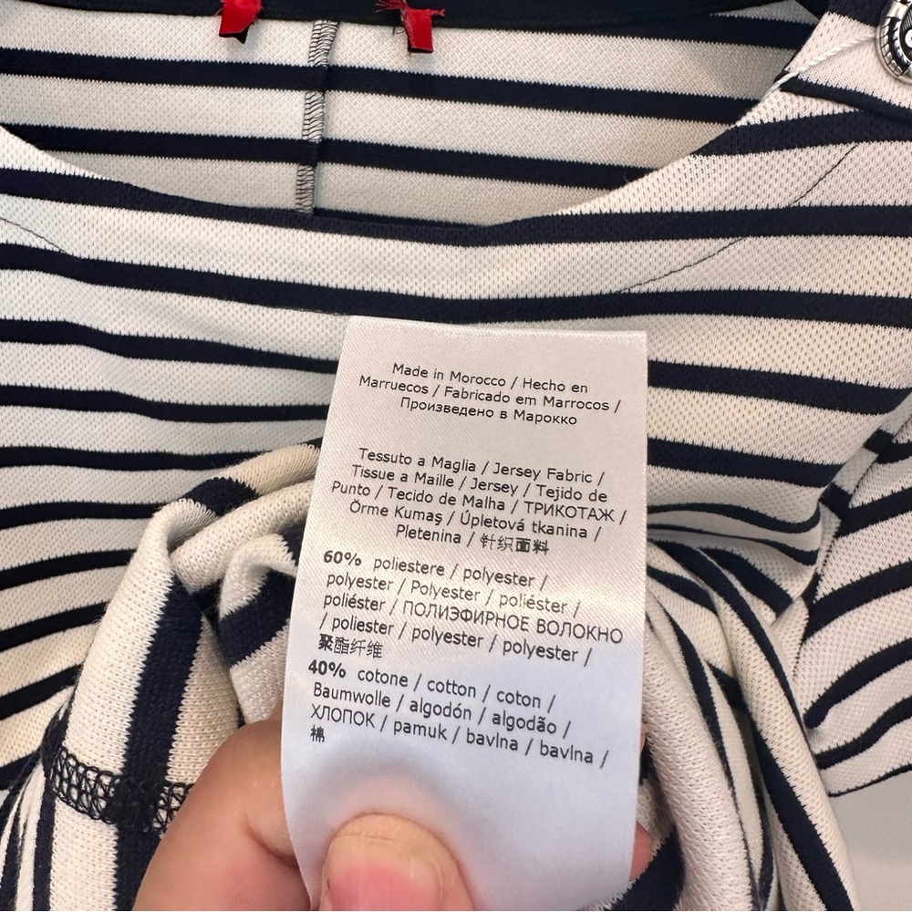NWOT Max&Co. Label-cut Cotton Dress with Stripes Size: Small US4 Spring/Summer - Picture 11 of 14